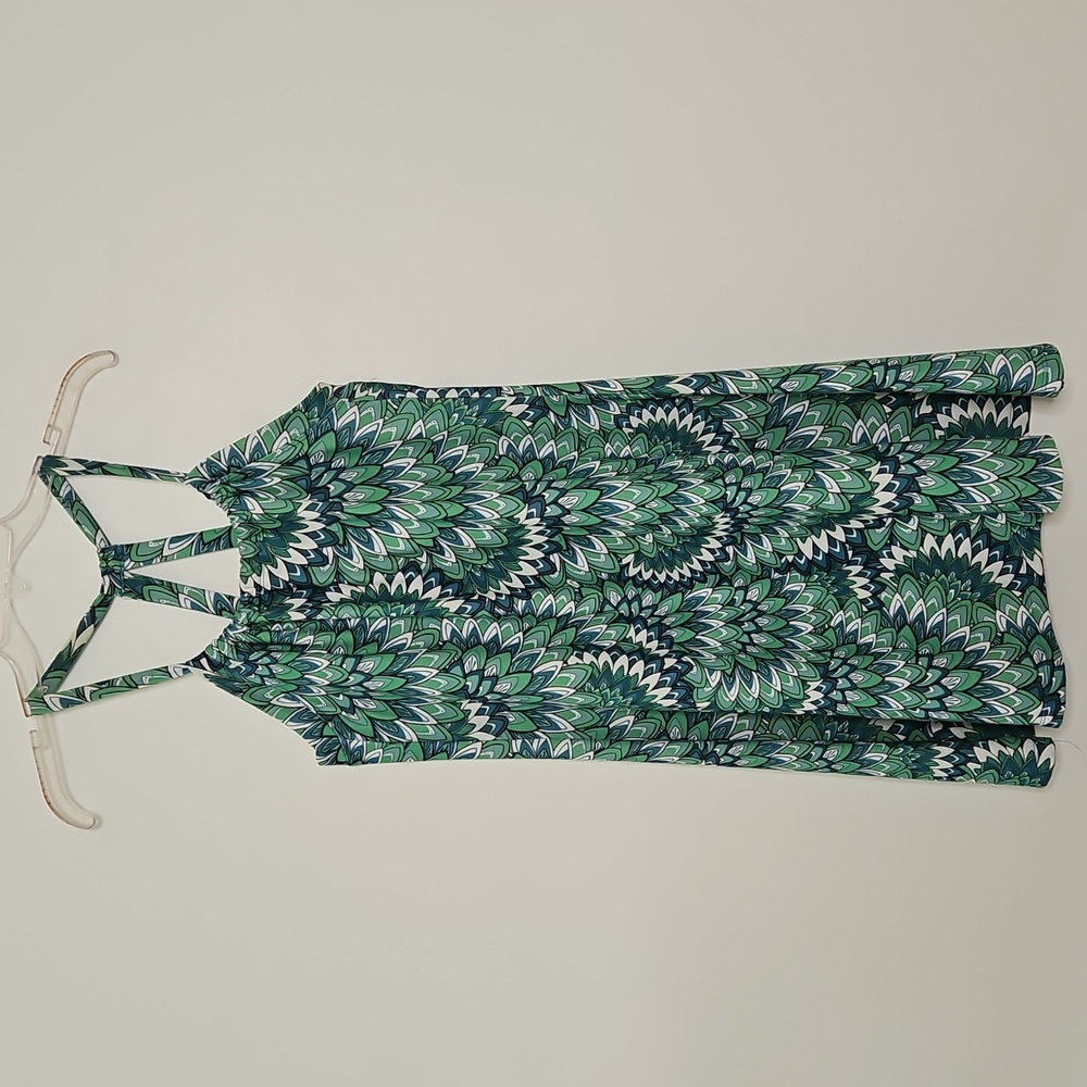 Prana Quinn Halter Dress Medallion Print Resortwear Size Small - Picture 2 of 14